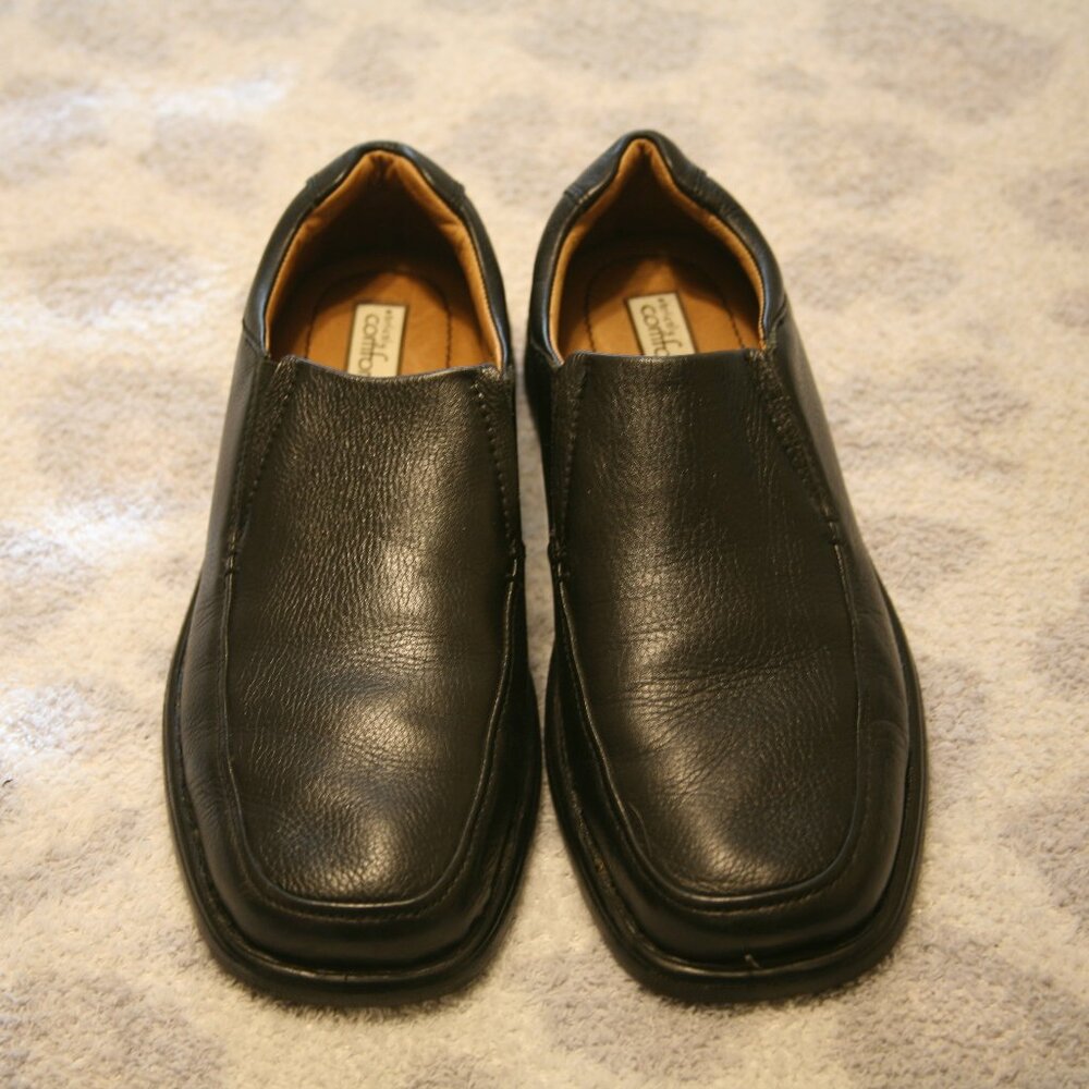 Strictly Comfort Men's Slip-On Shoes, Size 10, Black